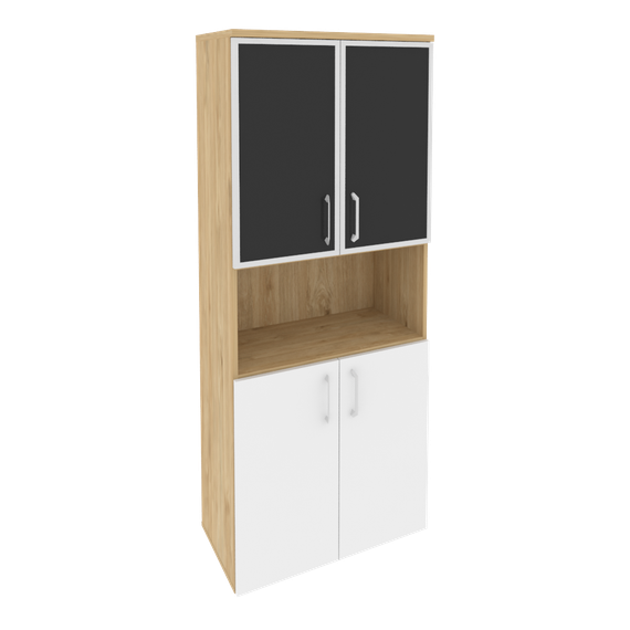 Оникс Шкаф высокий широкий O.ST-1.4 R black  800*420*1977