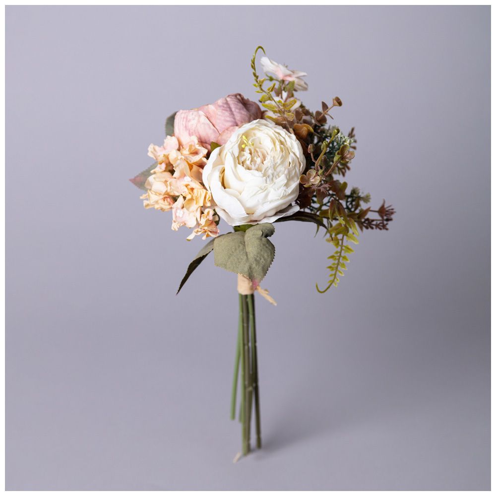 ЦВЕТОЧНАЯ КОМПОЗИЦИЯ ДЛИНА=29СМ , ЦВЕТ БЕЖЕВЫЙ МАЛ.УП.=36ШТ