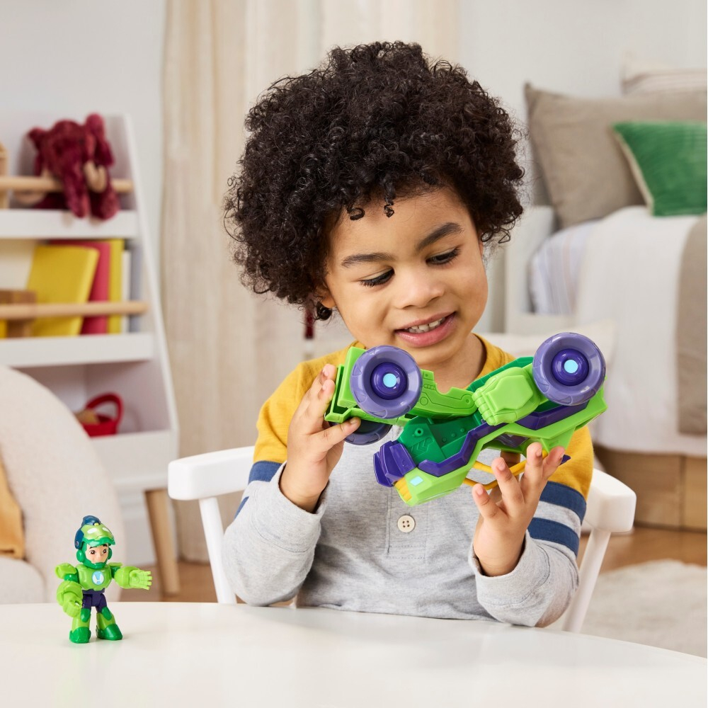 Hasbro Железный человек и суперкоманда - Мех 2в1 IRON HULK + фигурка G1475