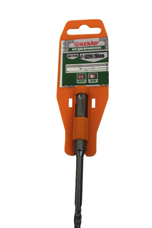 Бур по бетону 6-200-260 GERÄD 1 шт. PM0620026