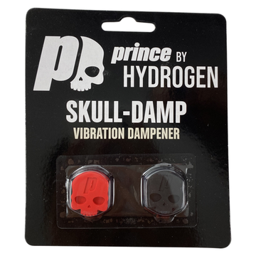Виброгаситель теннисный Prince By Hydrogen Skulls Damp Blister 2P - black/red