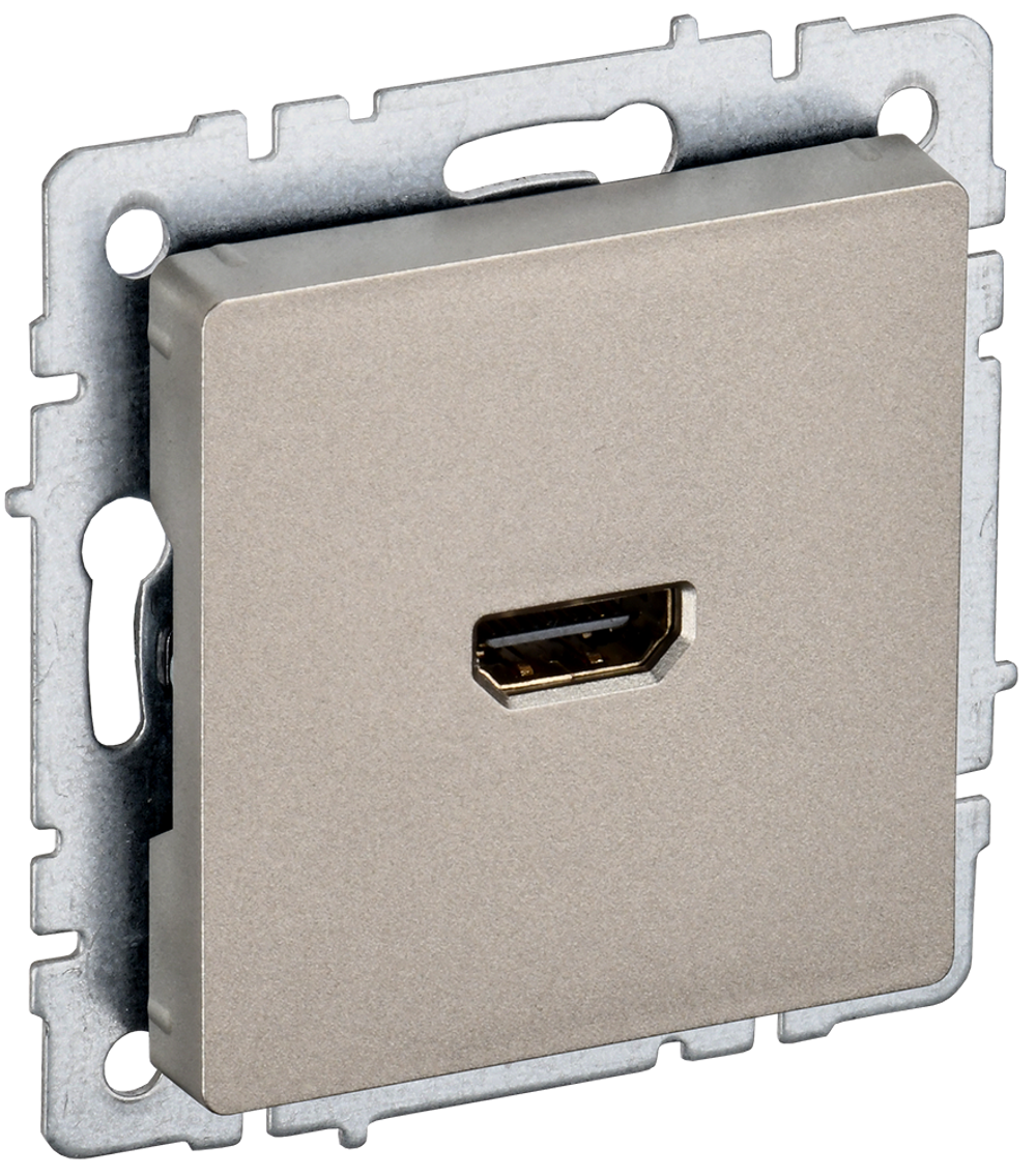 BRITE Розетка HDMI РHDMI-0-БрШ шампань IEK