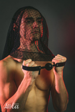 Черный кляп-шарик 4см Lola Games Party Hard Joyride 1165-01lola