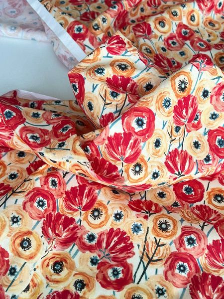 СТЕПНЫЕ МАКИ - 100% хлопок 3