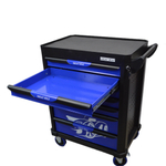 Инструментальная тележка GW-7ST Blue (Great Wolf ) 7 ящиков, увеличенные колеса с тормозом, ЦЗ