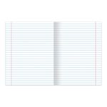 Тетрадь 12 л. BRAUBERG ЭКО "5-КА", линия, обложка плотная мелованная бумага, СИНЯЯ, 104764