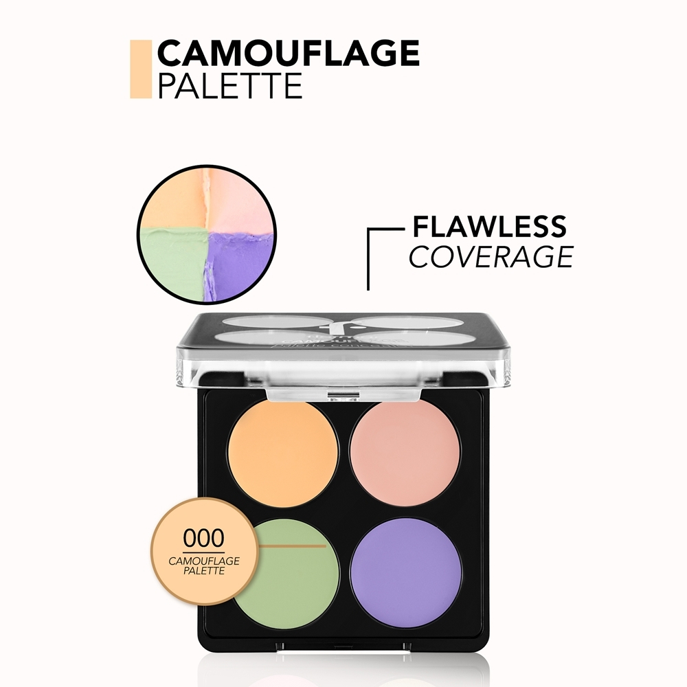 flormar Camouflage Palette Concealer - палитра консилеров, 4× 1 g
