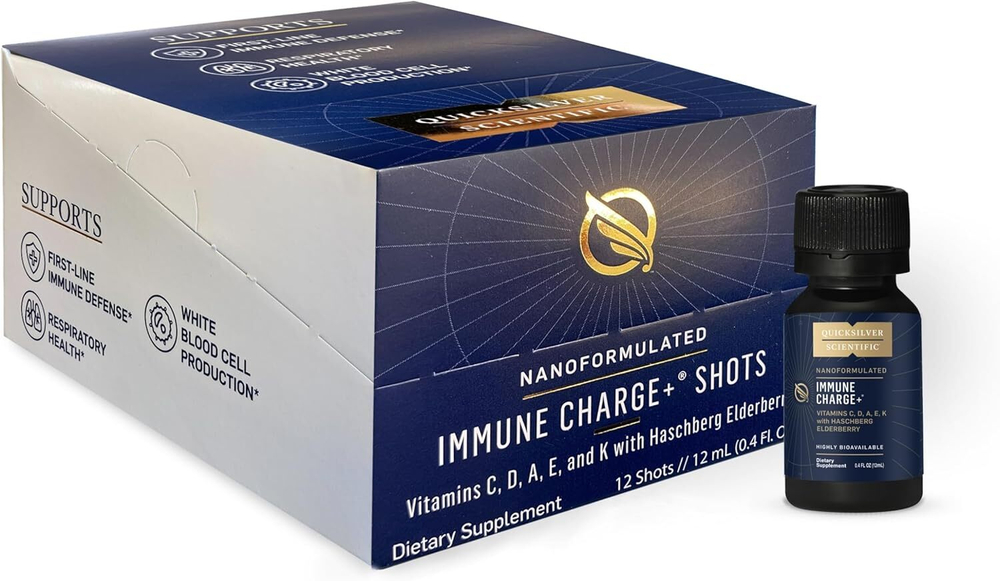 Quicksilver - Immune Charge Shots 12 ml 12 count box