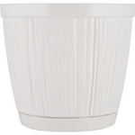 Горшок для цветов InGreen BARCELONA 1,8л, D155мм белый