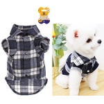 Кофта - рубашка фланелевая для мелких пород собак и кошек «BRO Style», цвет черный, р 3XL