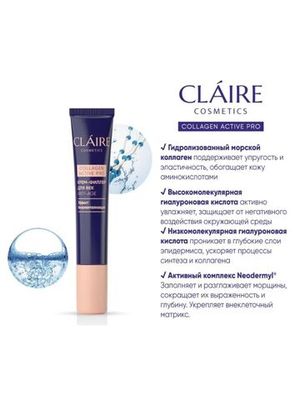 CLAIRE Крем-филлер для век Collagen Active Pro 15мл