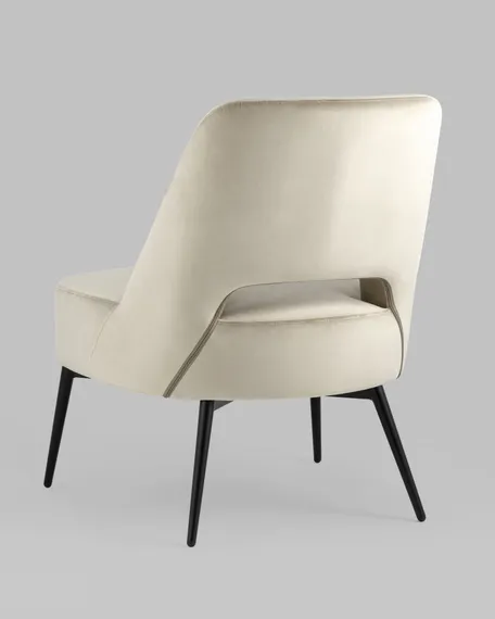 Лаунж-кресло Bost бежевый велюр