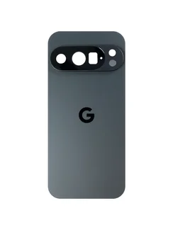 Задняя крышка для Google Pixel 10 Pro черная (Obsidian) со стеклом камеры