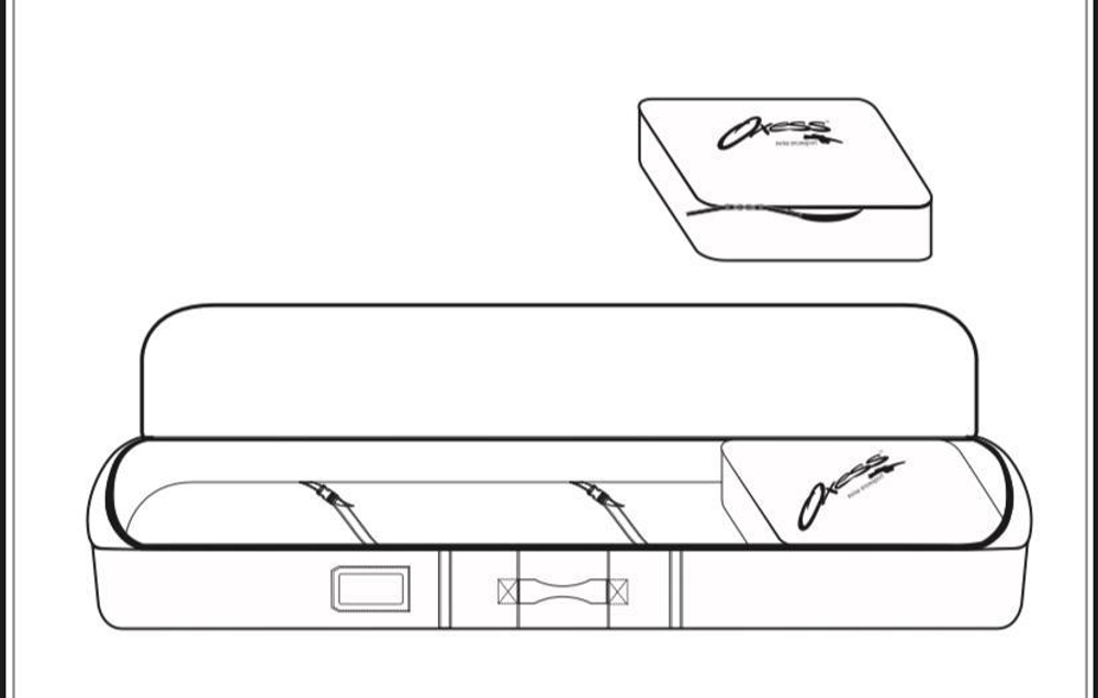 Чехол на колесах для сноуборда OXESS wheelie bag 190cm