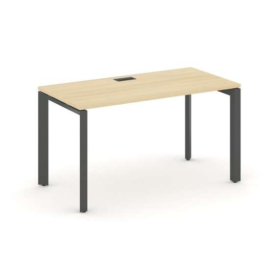 Style Project Стол письменный SN-59P.SP-014 Акация Лорка/Металл Антрацит/Черный Заглушка 1580*700*75