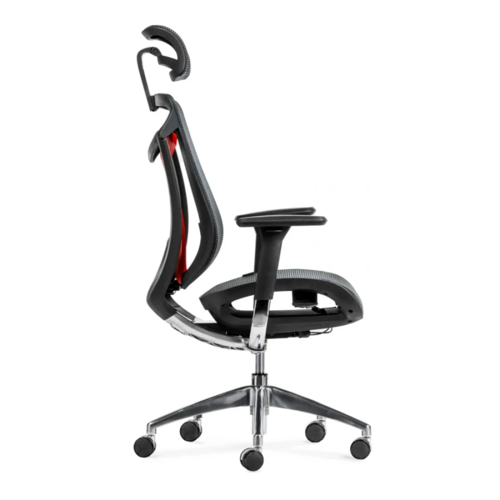 Кресло SitUp BARRACUDA Chrome (сетка Dark Gray/ткань Dark Gray)