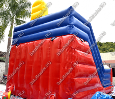 Детский надувной батут-горка "Зайка" 8*5*6 м