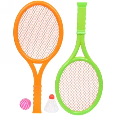Теннис пляжный в наборе BT-126-1: 2 ракетки 48*22.5 см, шарик, волан