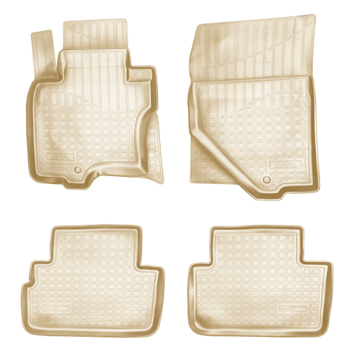 Ковры в салон Norplast/Unidec для Infiniti FX в кузове S51 (2012-)Полиуретан,Бежевый, арт.NPA10-C33-530-B
