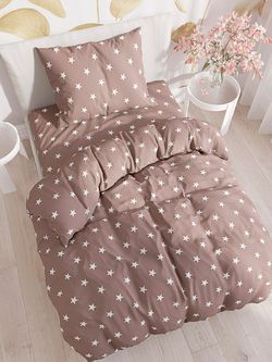 Простынь на резинке Сказка "Невада" 90х200 см, поплин