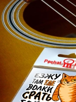 Стикеры - Езжу там где волки боятся