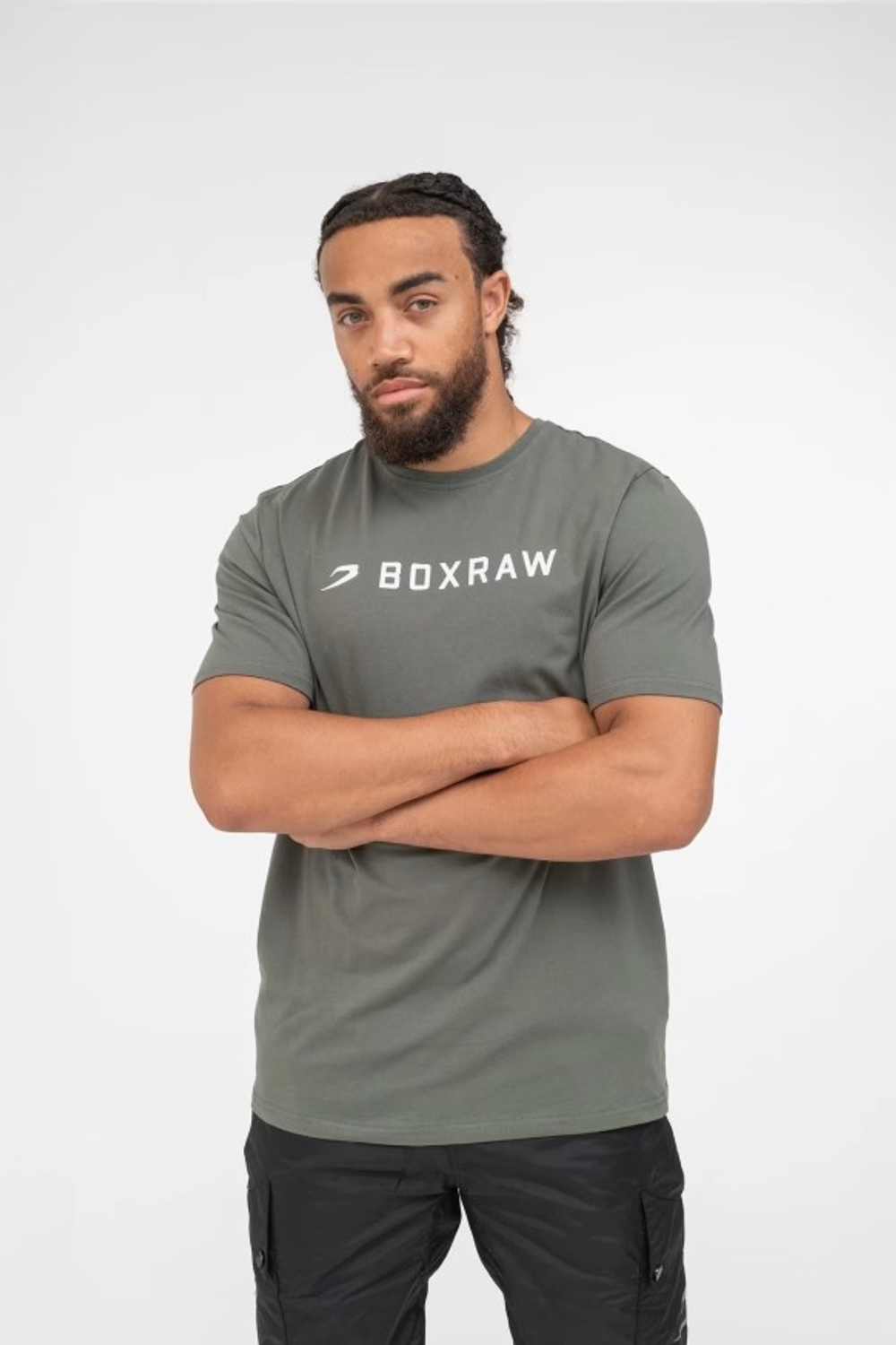 Футболка BOXRAW ABC зеленая