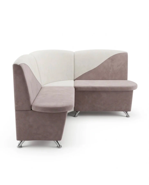 Диван угловой Оскар 3 (бежево-розовый)