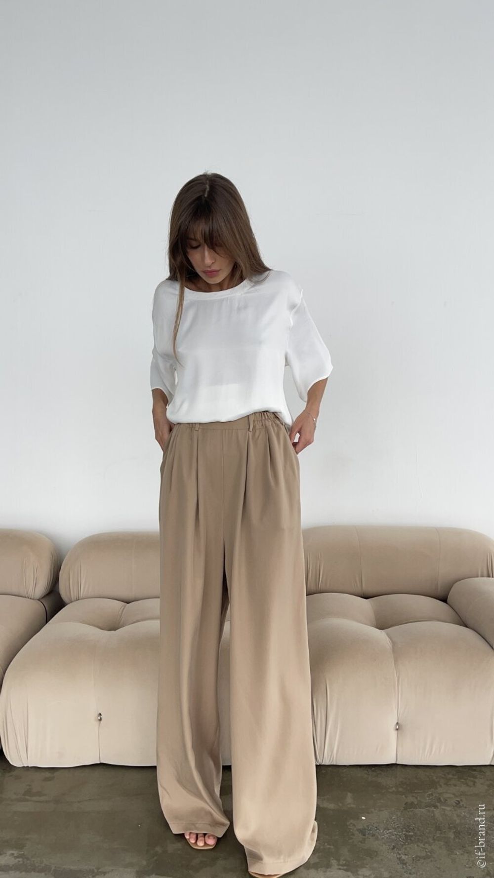 футболка AMI silk