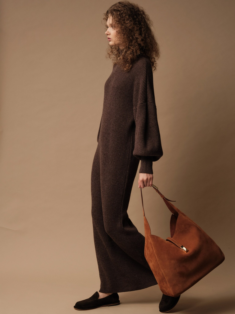 D0341-8100 Платье dbr, шоколадный