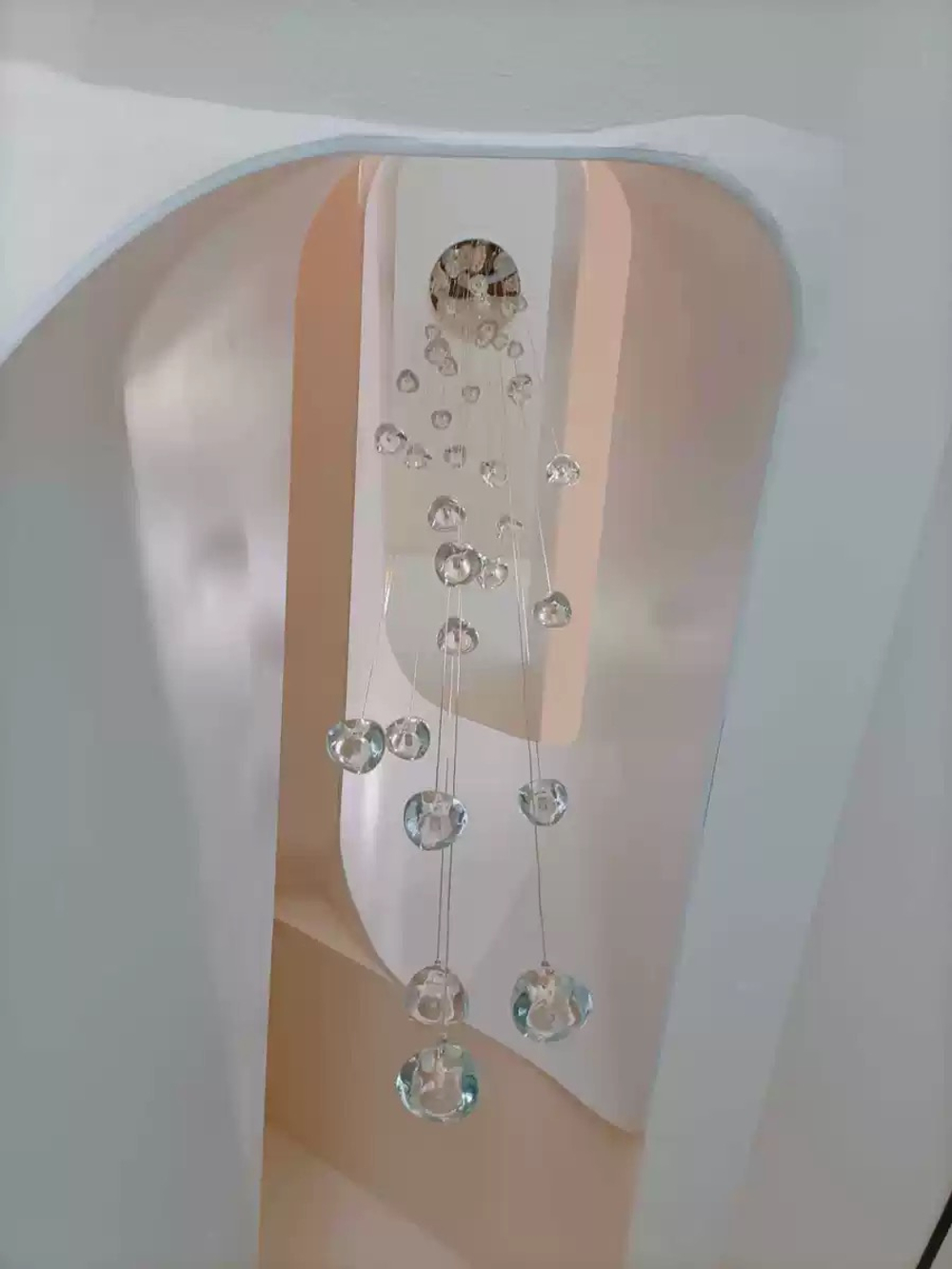 Pendant design lamp Mizu by Terzani (26 suspension)