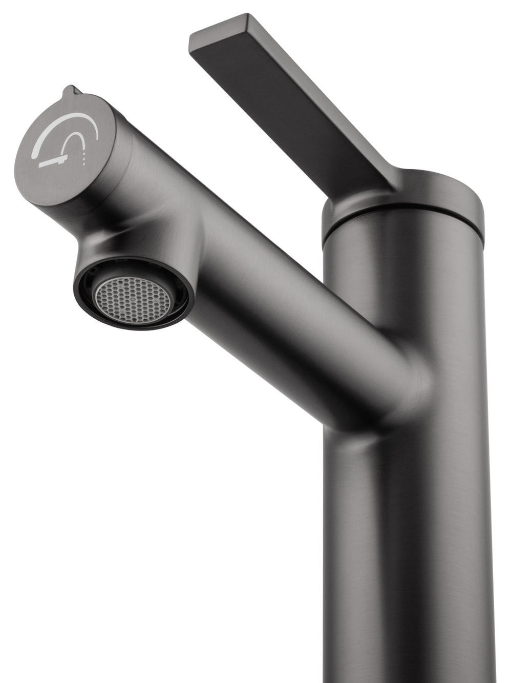 Смеситель для раковины с функцией полоскания WONZON & WOGHAND, Темный графит (WW-H1017-BGG)