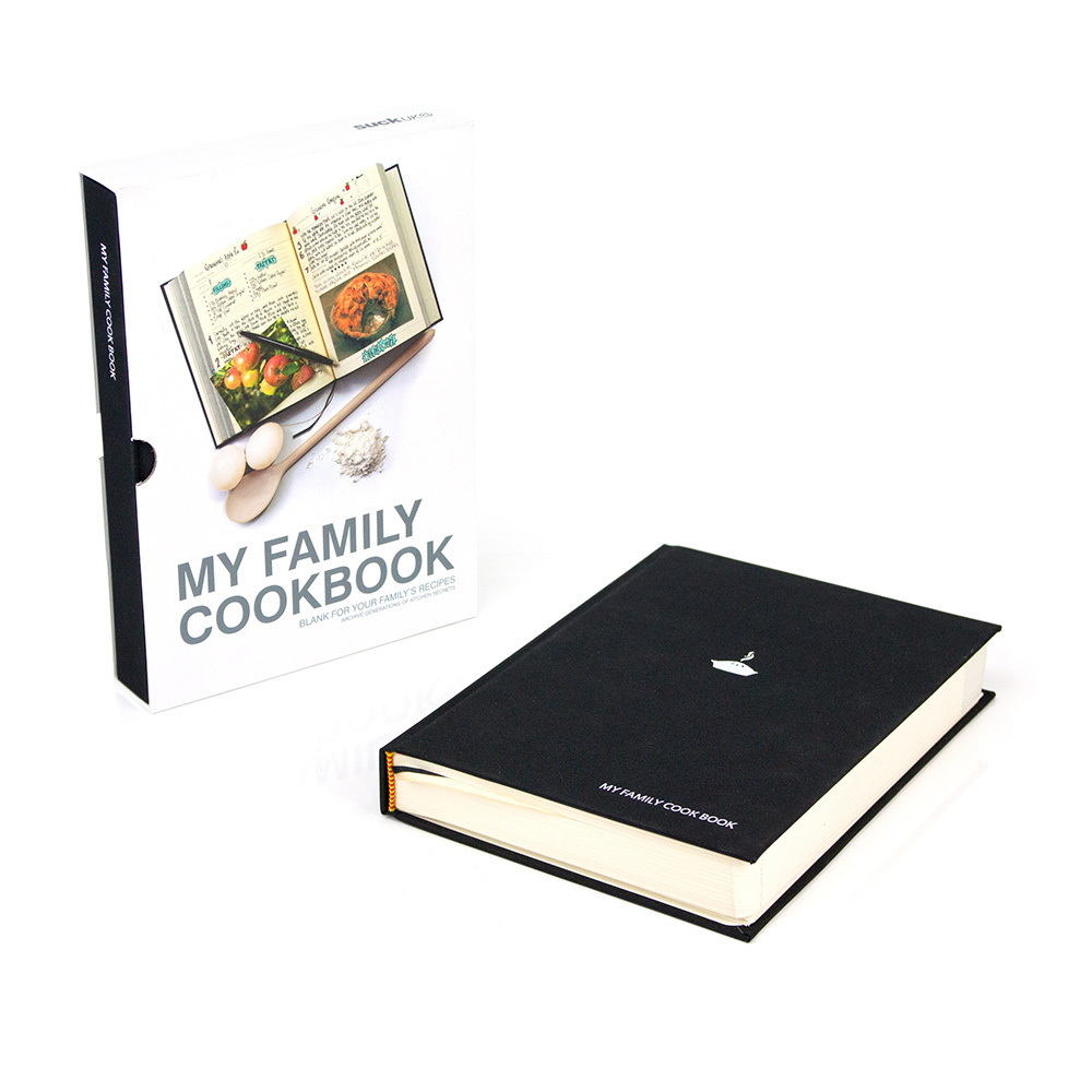 Семейная кулинарная книга my family чёрная