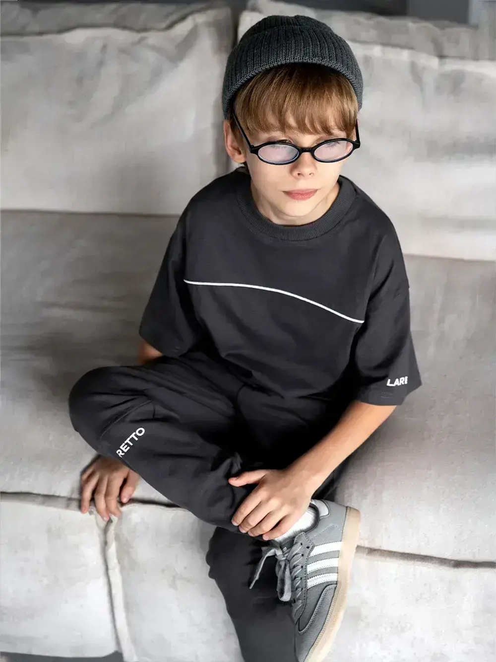 Спортивный костюм для мальчика, футболка и брюки