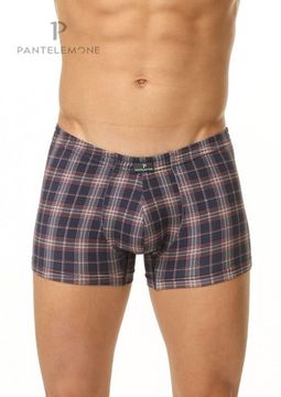 Трусы мужские боксеры Pantelemone PMH-1365, клетка деним