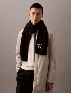 Шарф Calvin Klein Monogram Logo Black