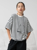 Футболка для девочки в полоску