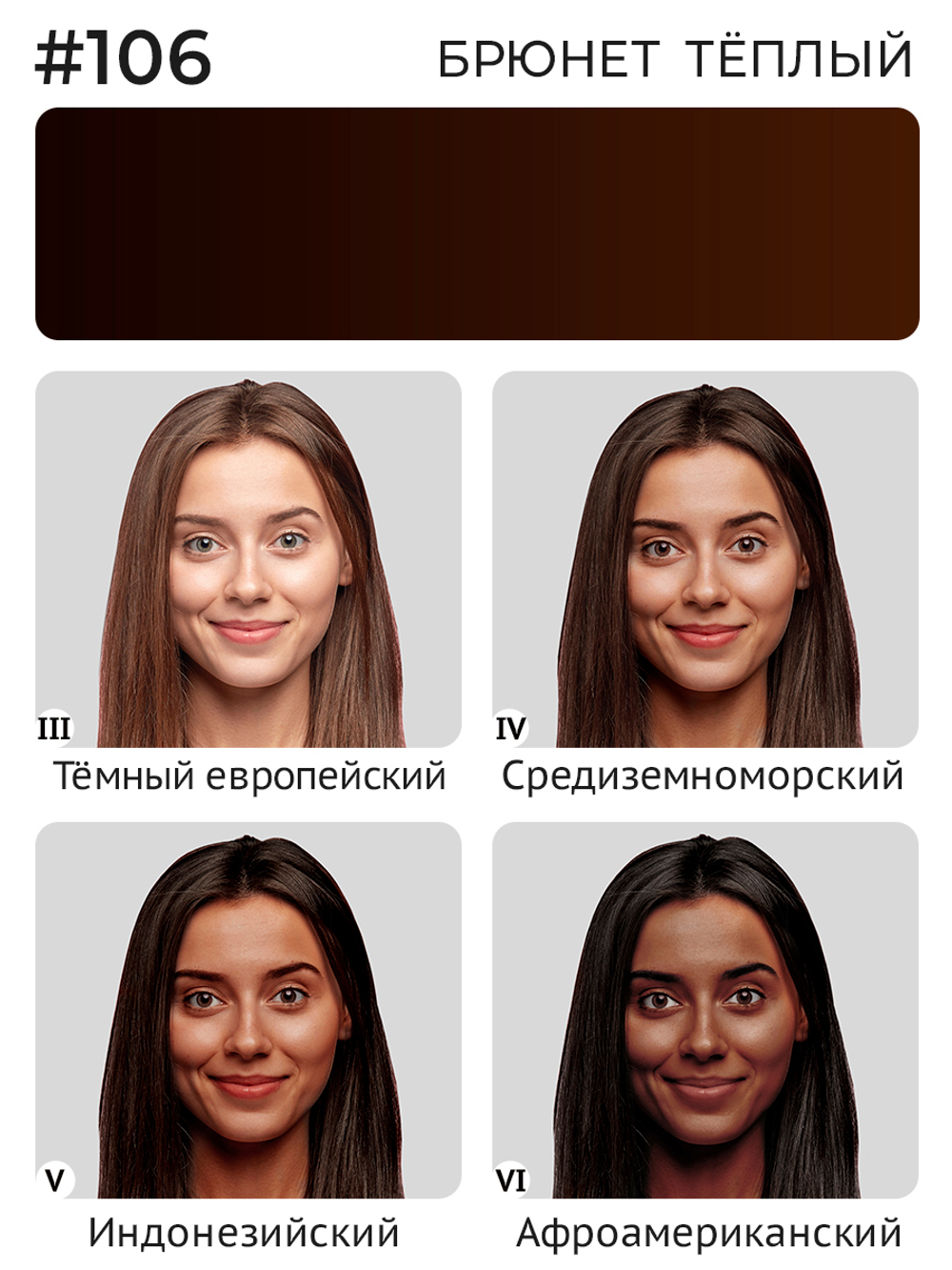 Пигмент Ne Pigment Тёплый брюнет #106, пробник