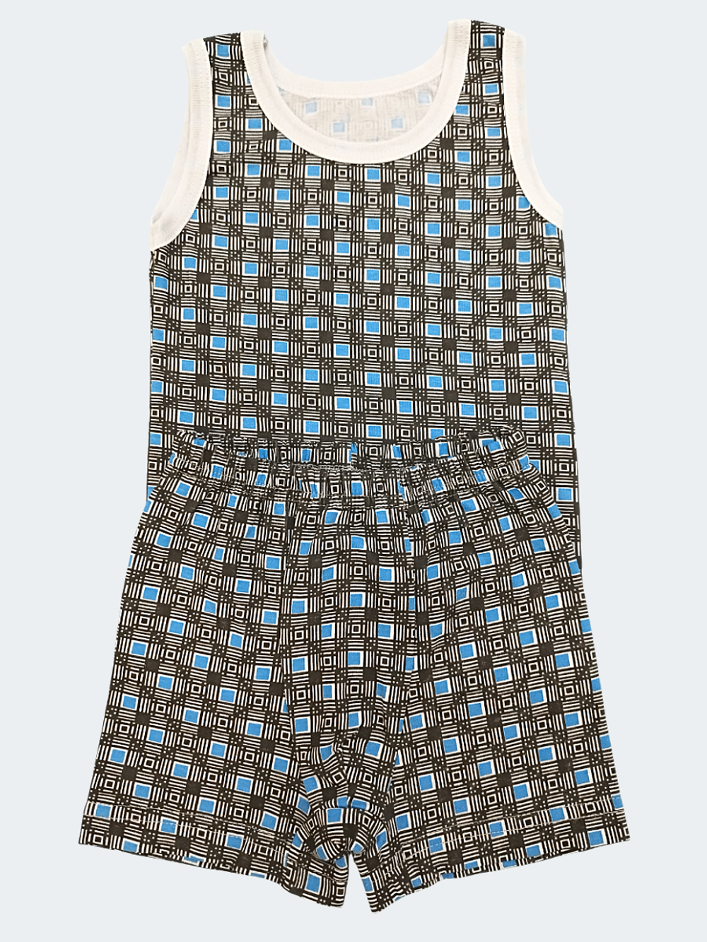 1001 Комплект для мальчика (майка+ боксеры) кулирка набивка (64-122/128)