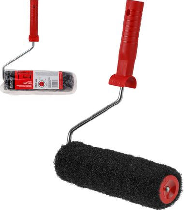 Валик для нанесения шпатлевки и штукатурки 44-250мм с ручкой 8мм STARTUL PROFI