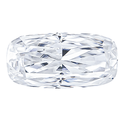 Муассанит б/ц (кушон 4.00 х 8.00 мм)