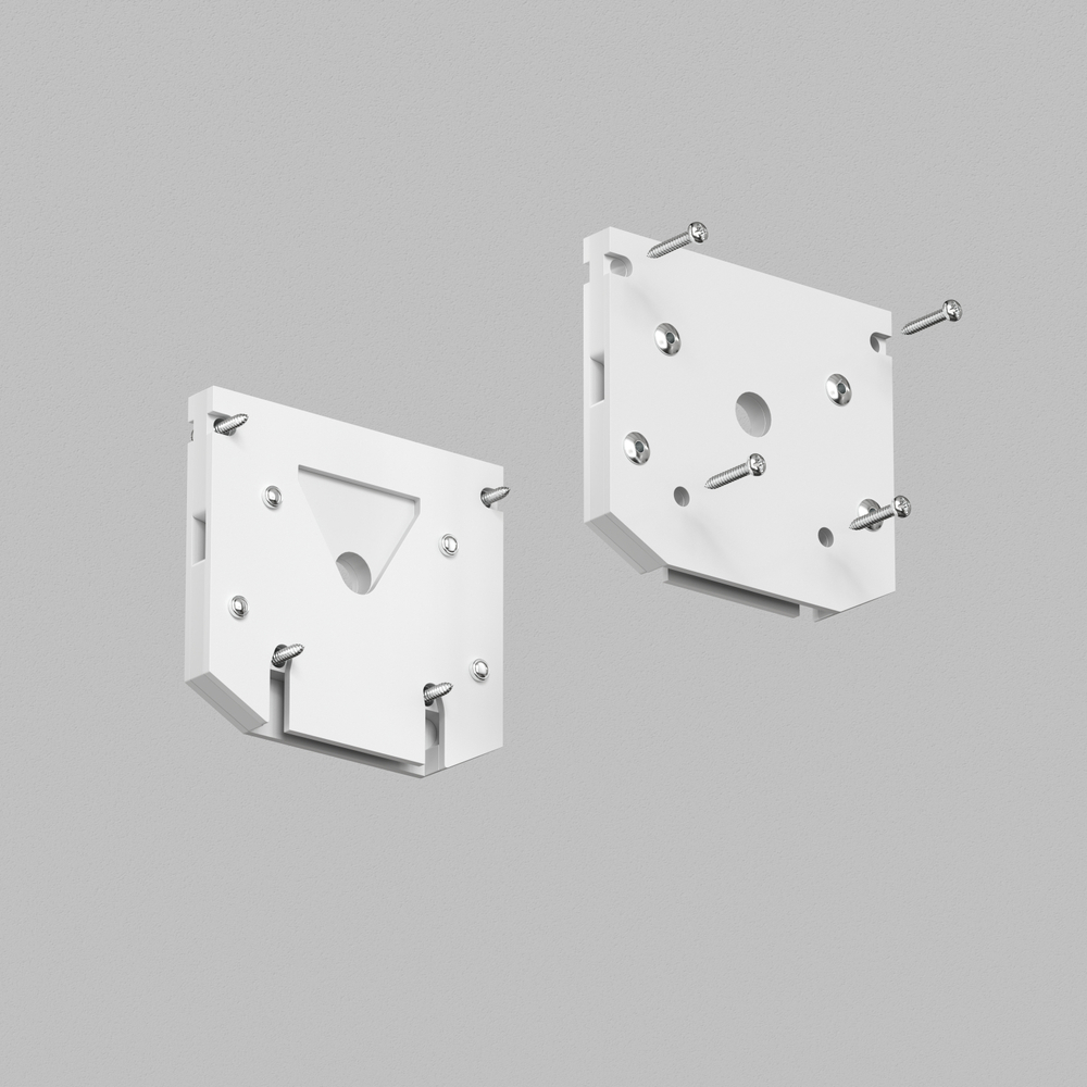 TR2017-WH Торцевая заглушка трека SLOTT, белая, алюминий