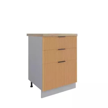 Кухня Модуль СМЯ 600 Мелисса Горчица Скин