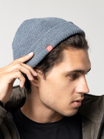 Шапка короткая серая Город Горький