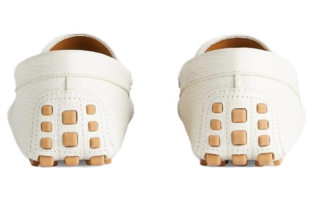 GUCCI Horsebit Gommino Loafers Men"s White
