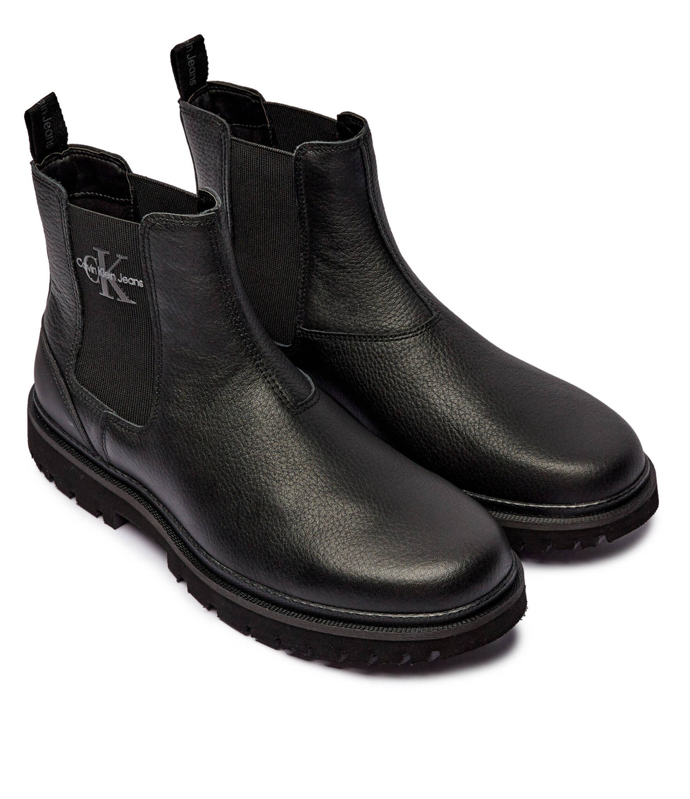 Кожаные челси eva mid chelsea CALVIN KLEIN JEANS - графитовый(YM0YM00750)