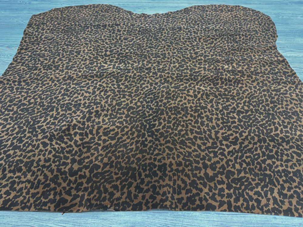 Леопард цв. Коричневый / Leopard Sigaro, толщ. 0,0-0,0 мм, спилок