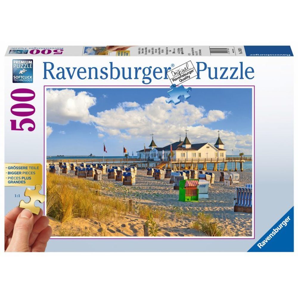 Пазлы Ravensburger - Loungers в Альбеке 500 деталей. 136520