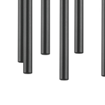 L8T747447 Люстра TUBO LED 40W 2560LM 25G ЧЕРНЫЙ 4000K (574737+747447 (8шт)