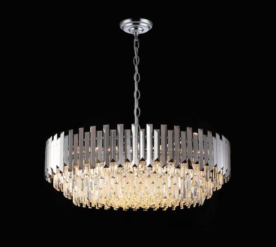 DM50-ф1000*H330(785)SM CHROME (1) Люстра (NW) (В 2-х коробках)