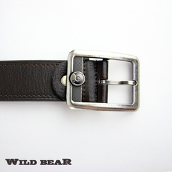 Ремень WILD BEAR RM-006f Brown Premium